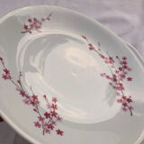 Pink forget-me-not serving dish