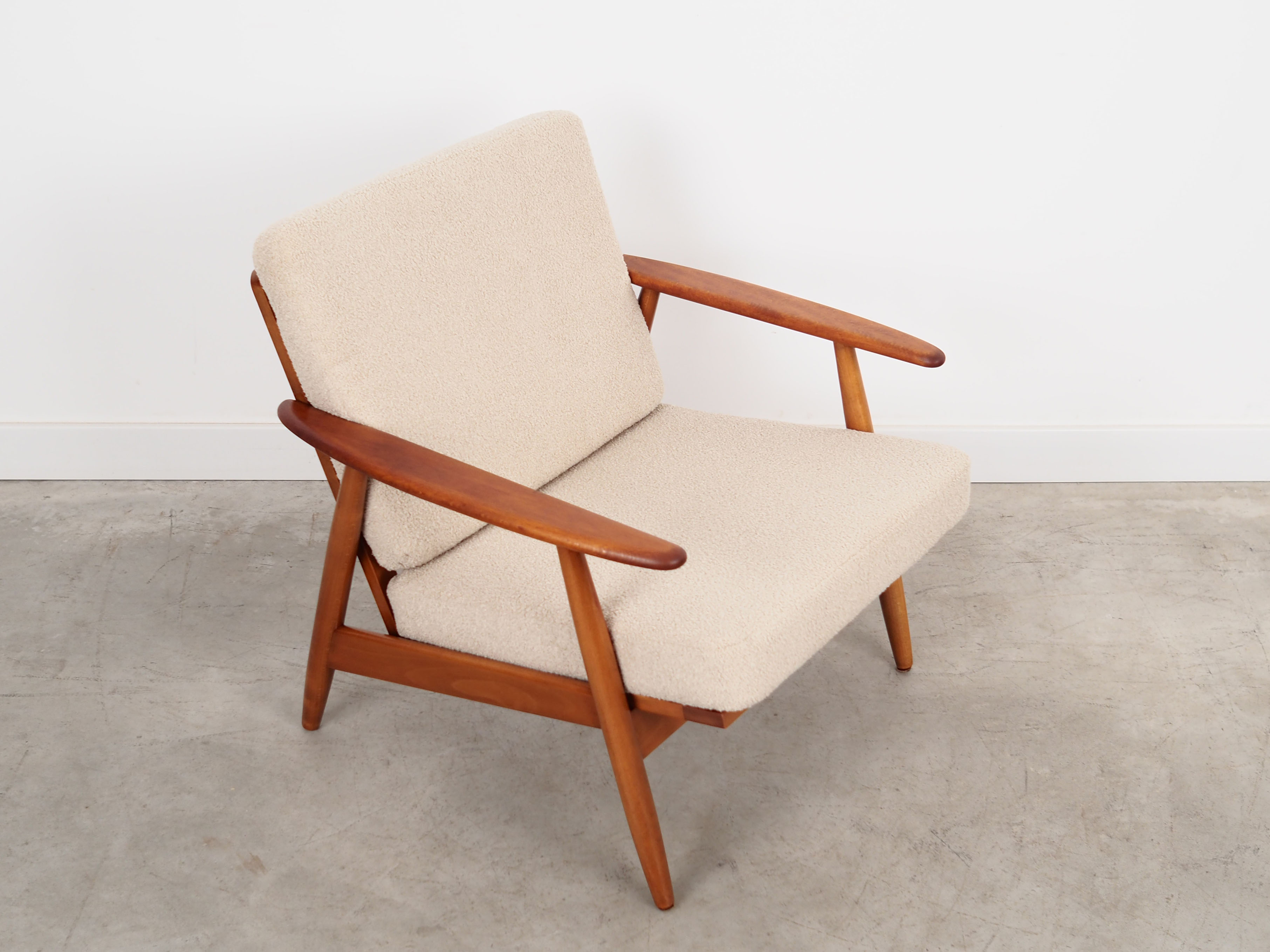 Beech armchair, Danish design, 1970s, production: Denmark