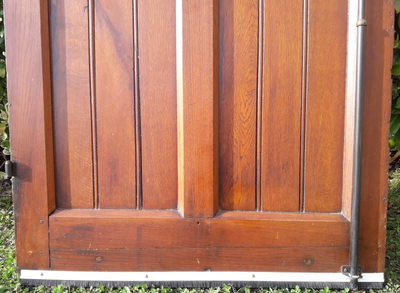 Entrance door 208,7x94 oak multipoint lock