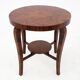 Table basse ronde art déco, pologne, milieu du 20ème siècle