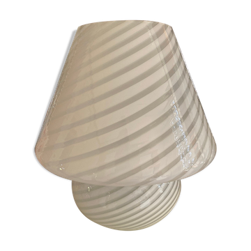 Lampe champignon verre de Murano 1970
