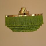Superb brass fringed pendant light T-603 Hans Agne Jakobsson