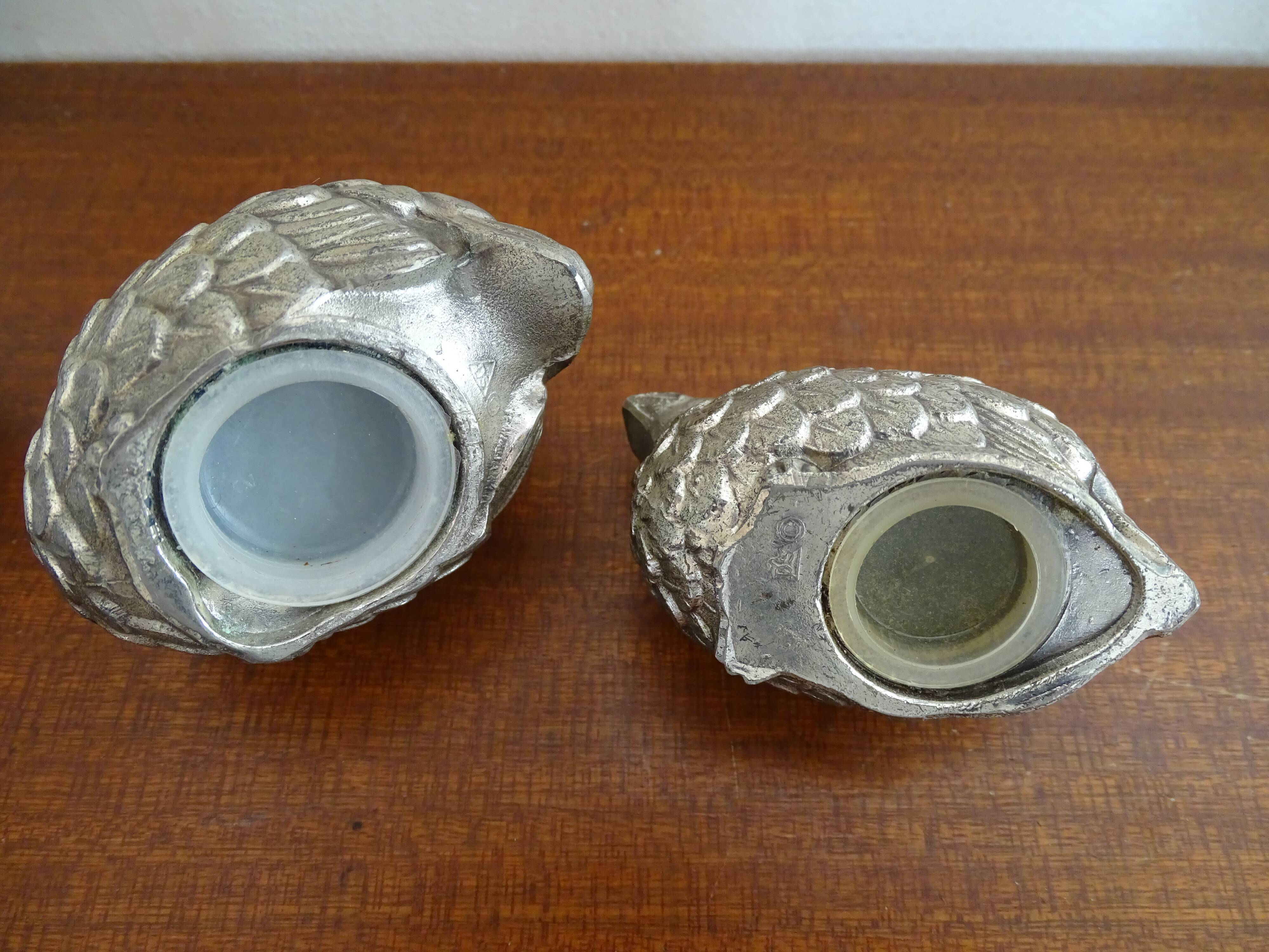 Lot of salerons hens style Mauro Manetti vintage