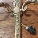 Two antique wall sconces in gilded bronze in the Louis XVI style.
