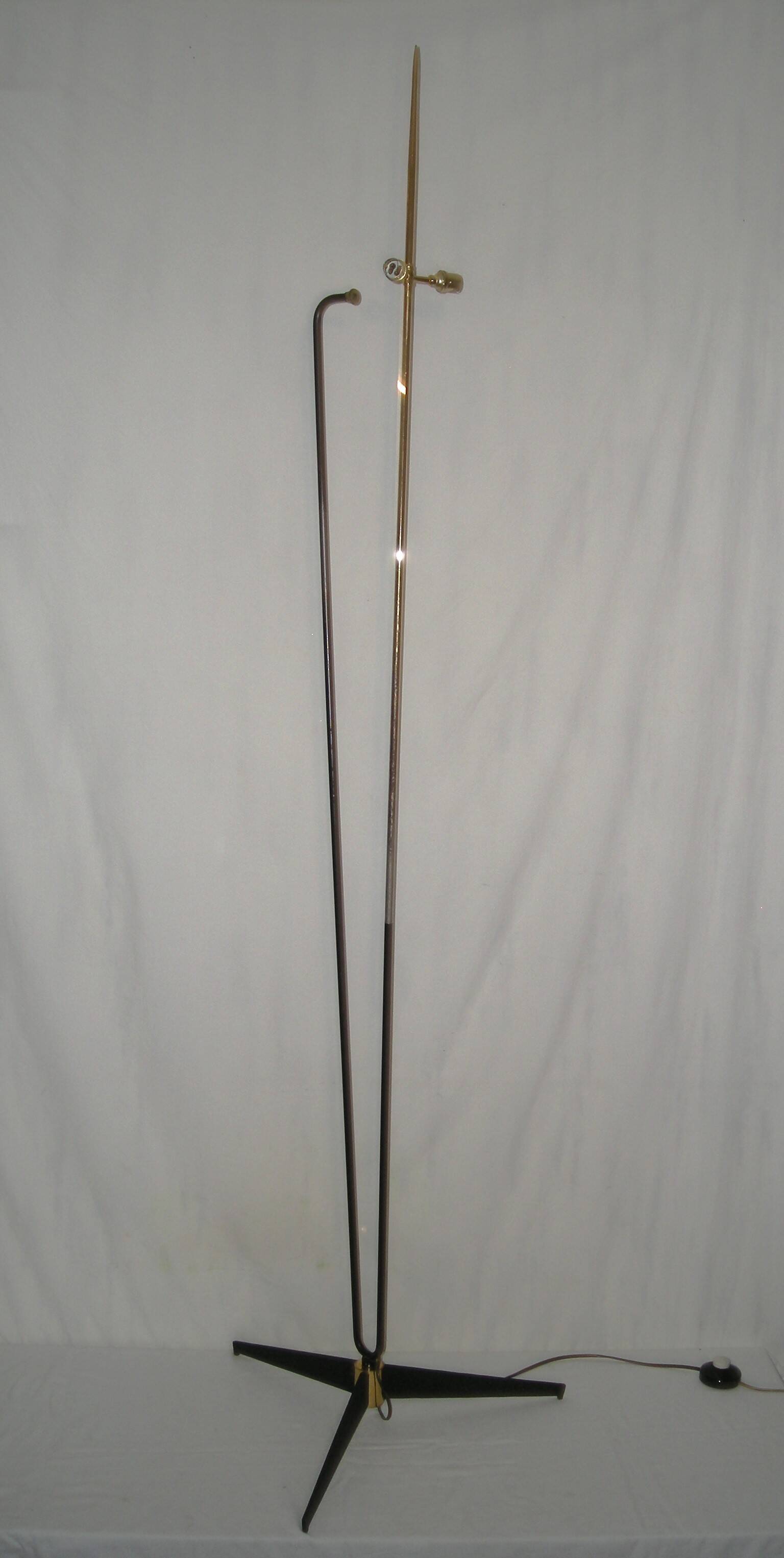 Lampadaire tripode Arlus, années 50