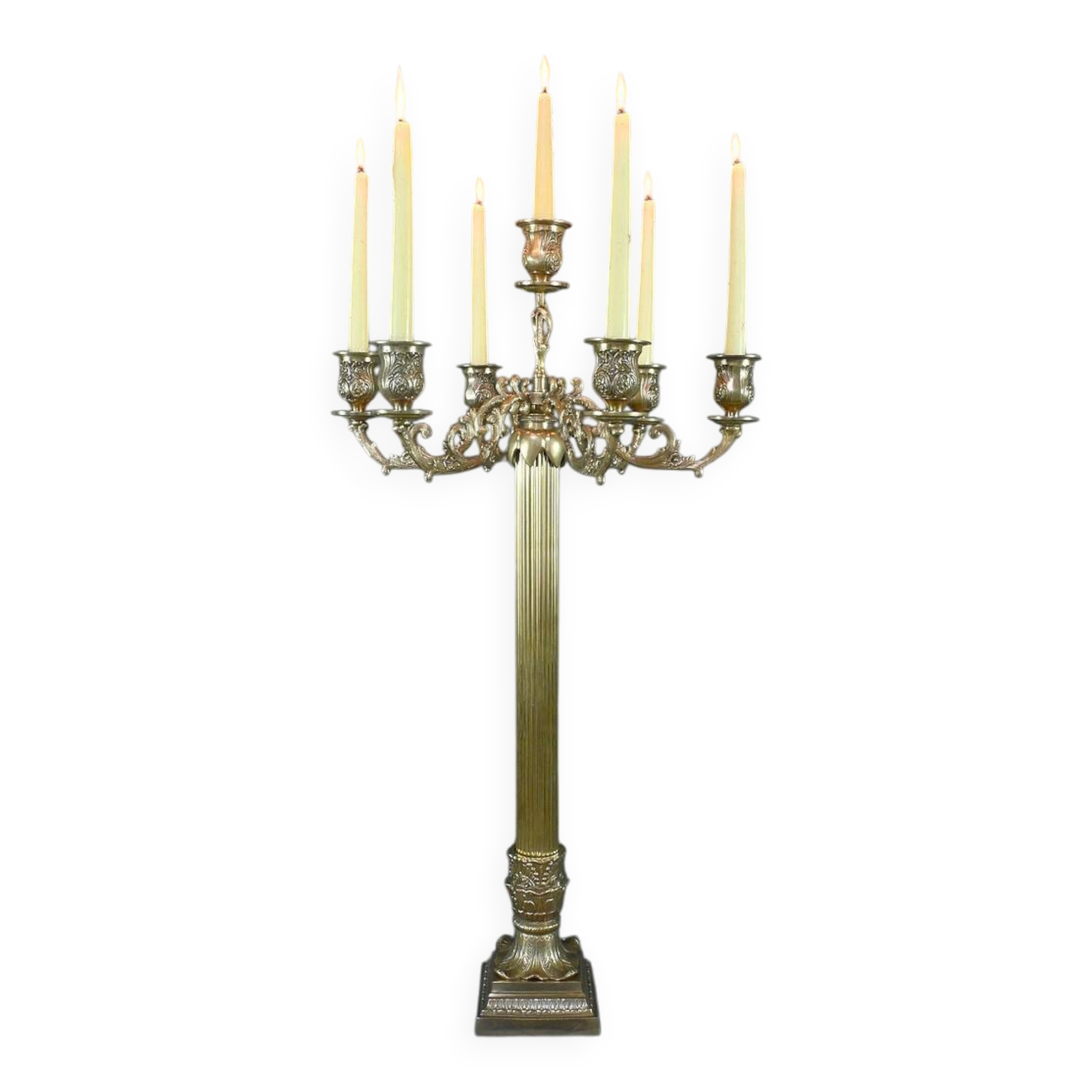 Important Bronze Candelabra, Louis XVI style – Late 19th century