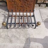 Fireplace plate