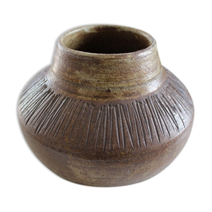Vase en céramique jean
