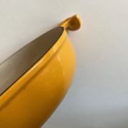 Oven dish Enzo Mari for Cocotte Le Creuset La Mama 1970 Italian design