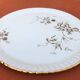 Old cake plate Porcelain from Aquitaine L.L Lourioux France