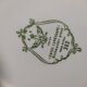 Dessert plates old rose Swiss Landscape village