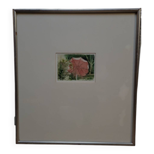 Aquarelle « parasol