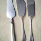 Set of 3 silver-plated serving utensils