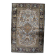 1950s Handmade Kashmir silk medallion rug, 109 × 165 cm - 1C1293