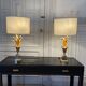 Pair of lamps ears / pineapple by Boulanger, 1970s
