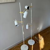 2 floor lamps with articulated spotlights - Sweden 70s/80s