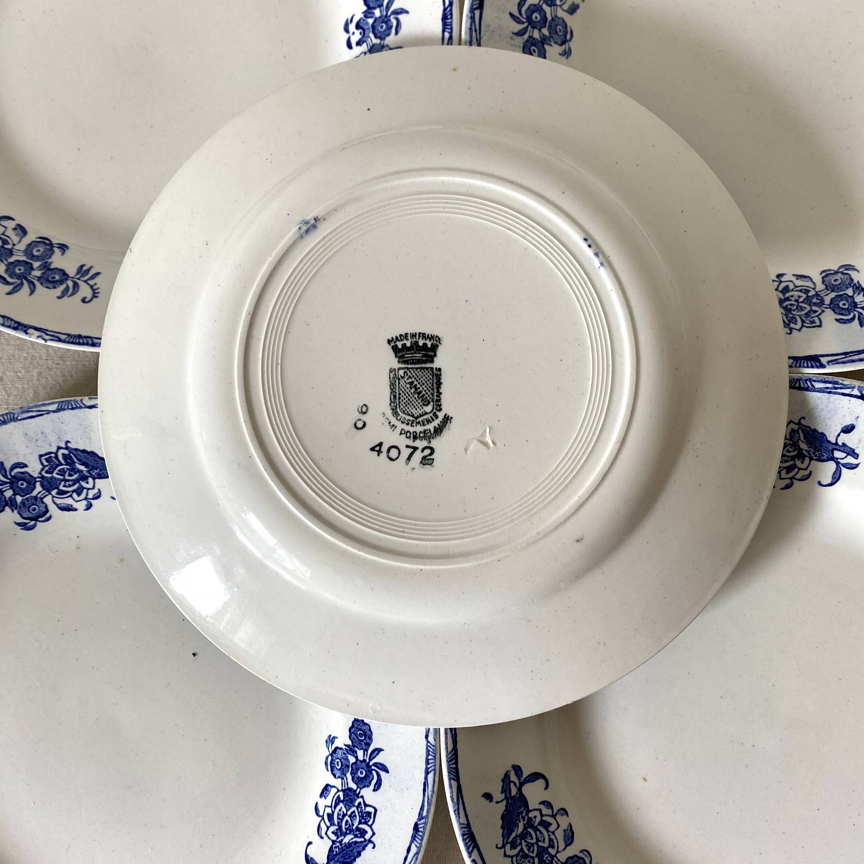 Old Amandinoise soup plates