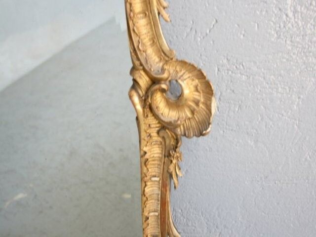 Mirror Louis XV style gilded 68x88cm stucco