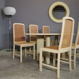 Table and 6 chairs by Mario Sabot from the 70s