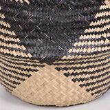 Collapsible Woven Storage Basket,Vegetable and Fruit Basket, Laundry Basket