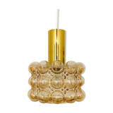 Bubble glass pendant lamp by Helena Tynell for Glashütte Limburg