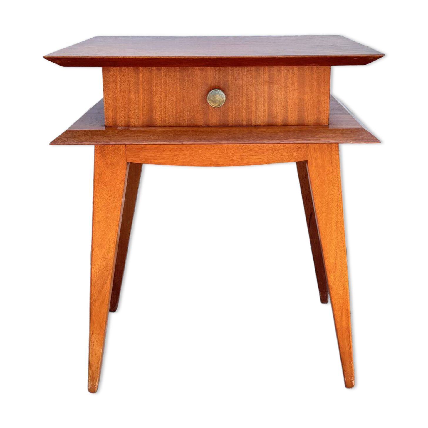 Vintage Scandinavian bedside table in wood – 1960s/70s
