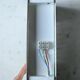 Pair of vintage wall sconces in sheet metal/Perriand/Mategot style.