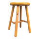 70s pine stool