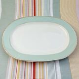 Plat de service ovale Villeroy & Boch vert celadon