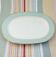 Plat de service ovale Villeroy & Boch vert celadon