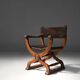 Chaise de trône néo-Renaissance antique, France, années 1890.