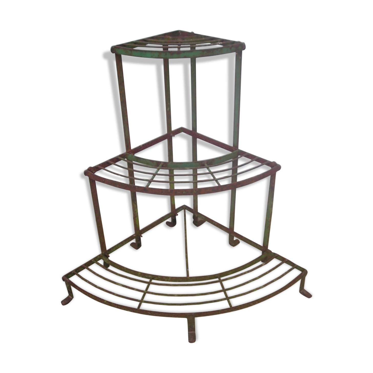 Old metal plants door 1/4 round