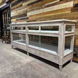 Glass shop counter