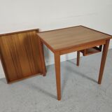 Scandinavian teak game table, 60s and 70s