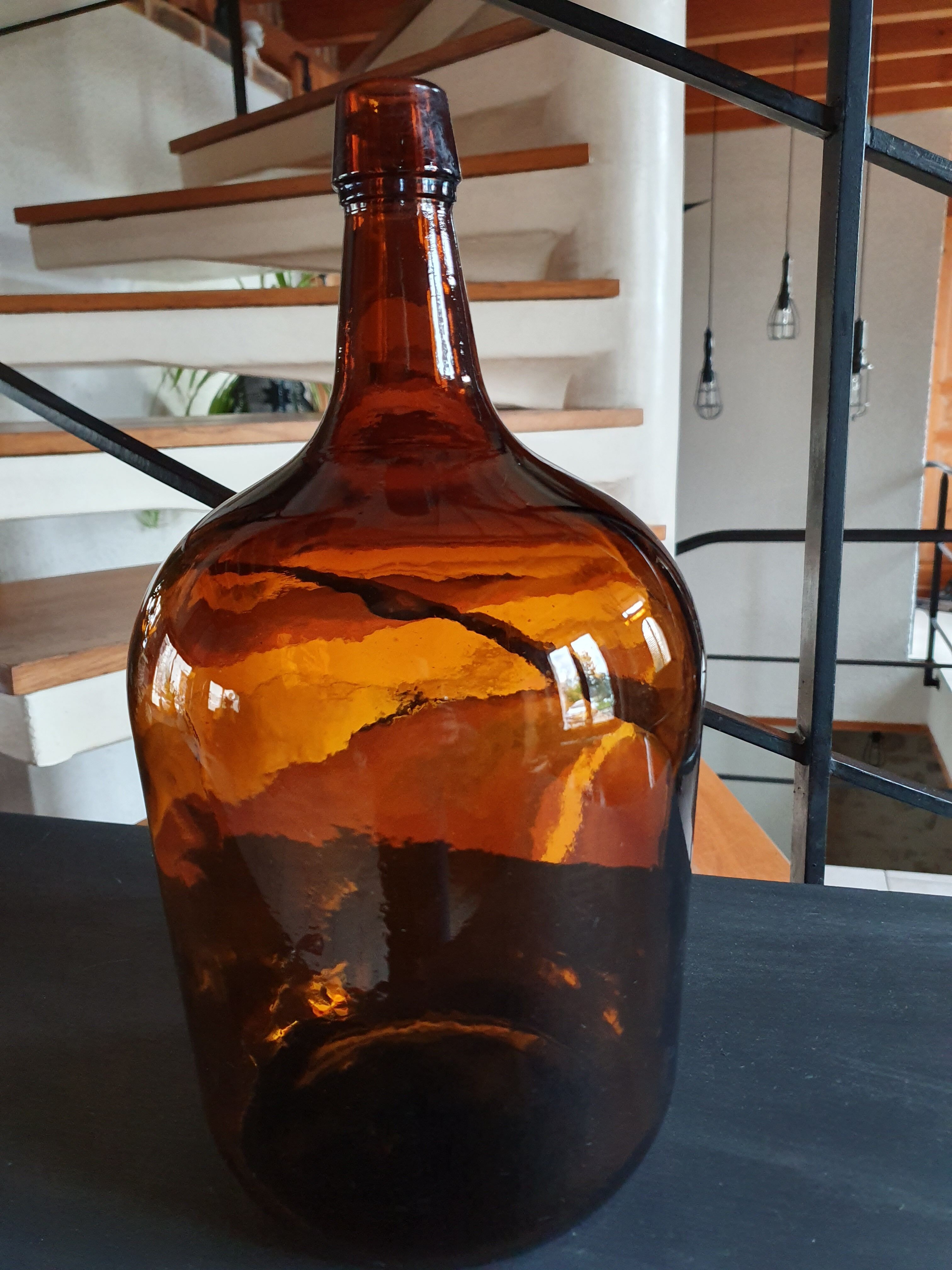 Demijohn ancient amber
