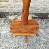 Wooden floor lamp