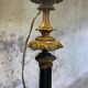 Candle holder lamp from the Napoleon III era.