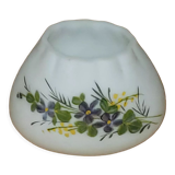 Vase à violettes en opaline ancien