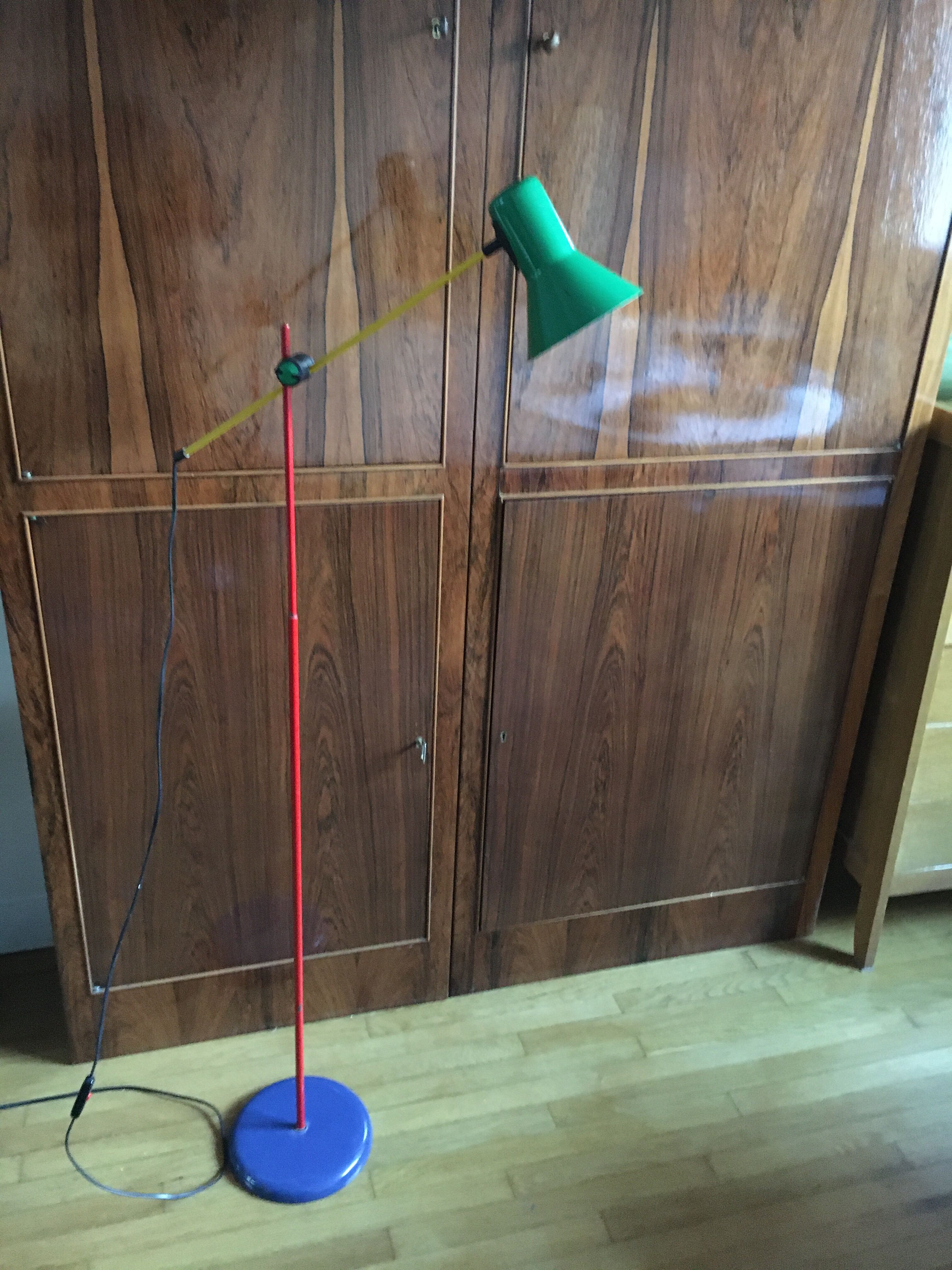 Rare duo of Veneta Lumi lighting icon of the 80