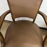 Paire de fauteuils bridge vintage