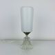 Opaline glass tulip lamp, 1950s, vintage