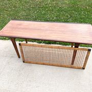 Scandinavian coffee table in rosewood, circa 1950-60.
