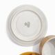 Service of porcelain espresso by Schmidt designer RM plates Brazil.