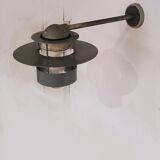 Metal and glass wall lamp by Jens Møller-Jensen for Louis Poulsen