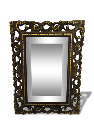 miroir en bronze biseauté