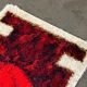 60s 70s rug carpet by Hojer Eksport Denmark
