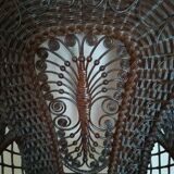 Peacock-style Rotin Chair