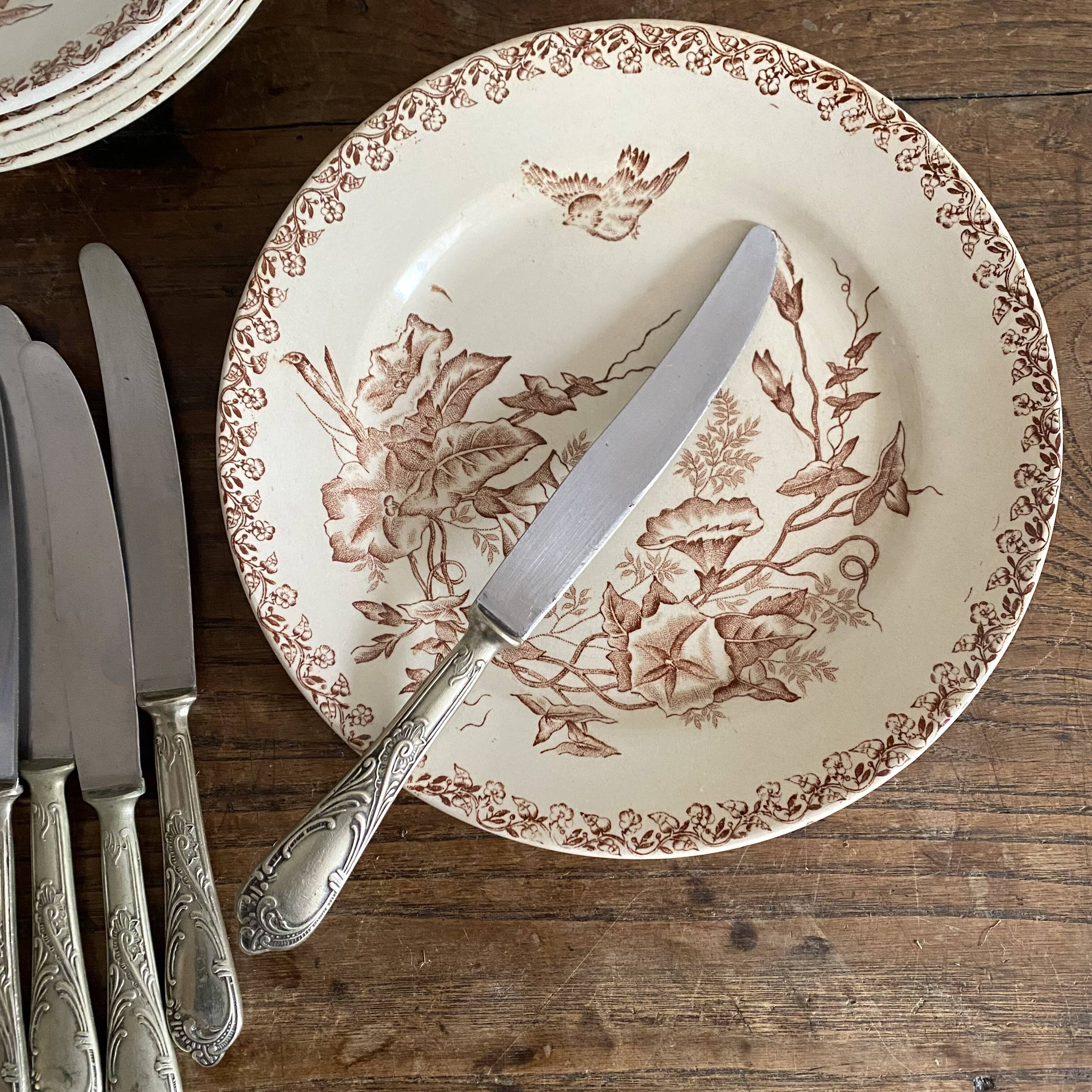 Antique stainless steel knives