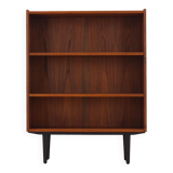 Bibliothèque en teck, design danois, années 1970, production : Danemark