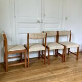 Set de 4 chaises vintage